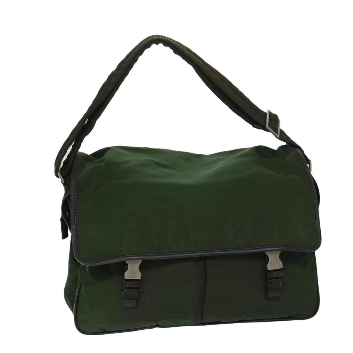 PRADA Shoulder Bag Nylon Green  ac2814