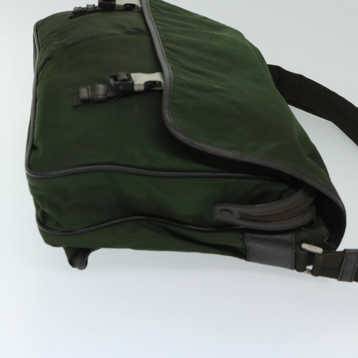 PRADA Shoulder Bag Nylon Green  ac2814