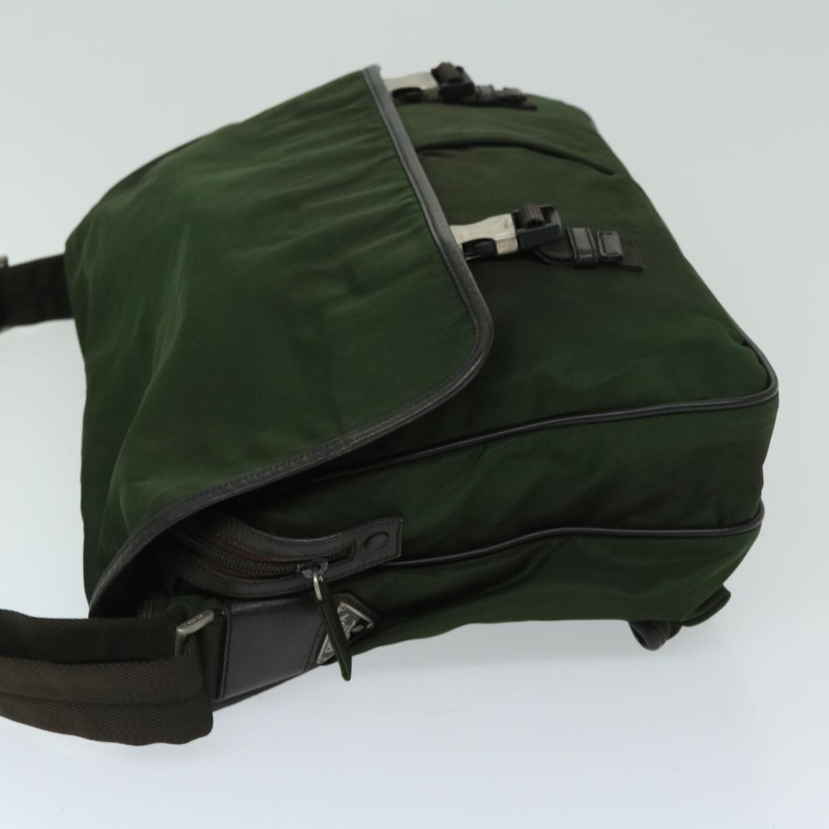 PRADA Shoulder Bag Nylon Green  ac2814