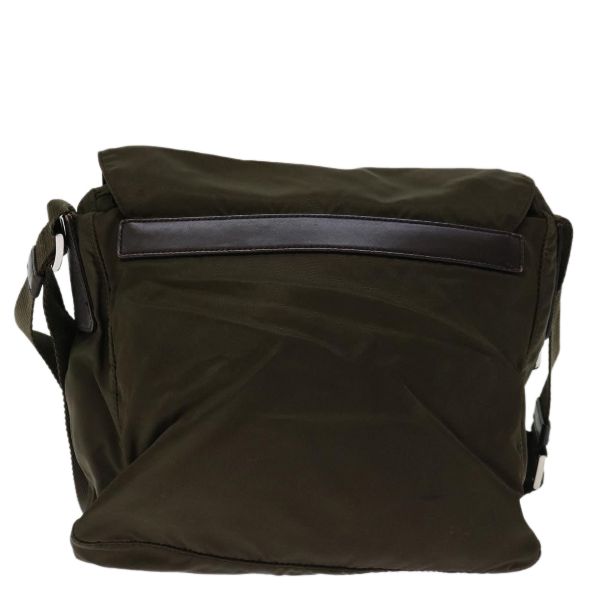 PRADA Shoulder Bag Nylon Khaki  ac2817