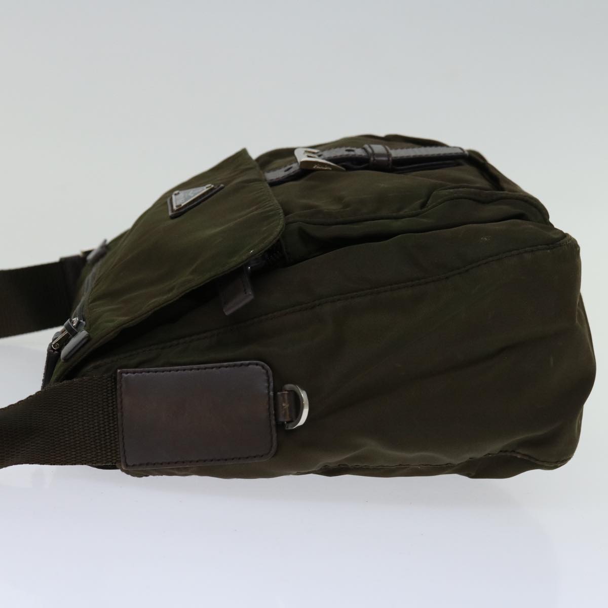 PRADA Shoulder Bag Nylon Khaki  ac2817