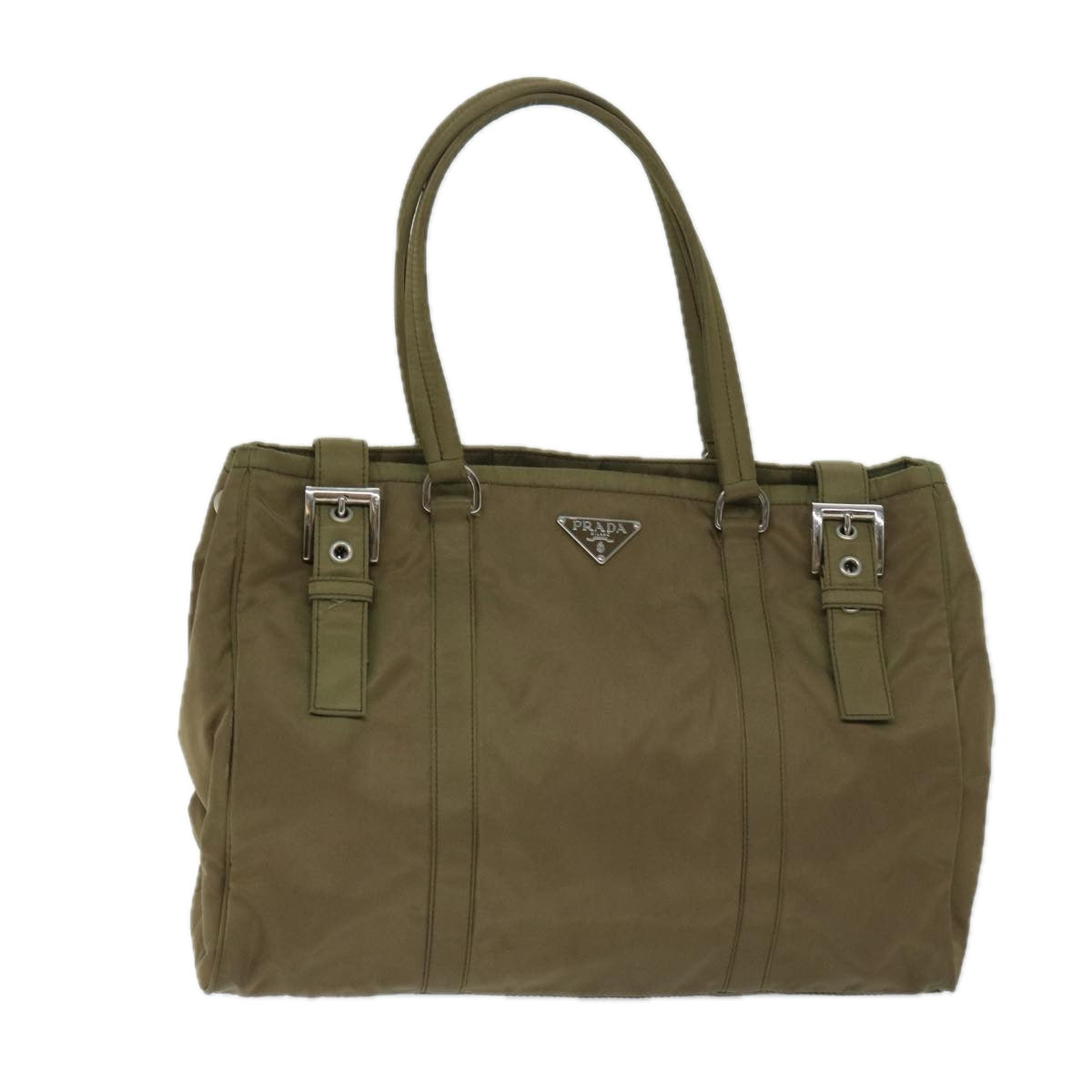 PRADA Tote Bag Nylon Brown  ac2818