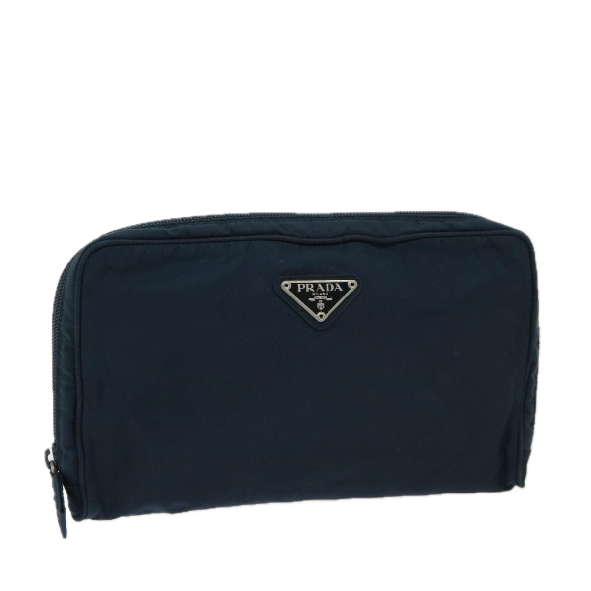 PRADA Pouch Nylon Navy  ac2819