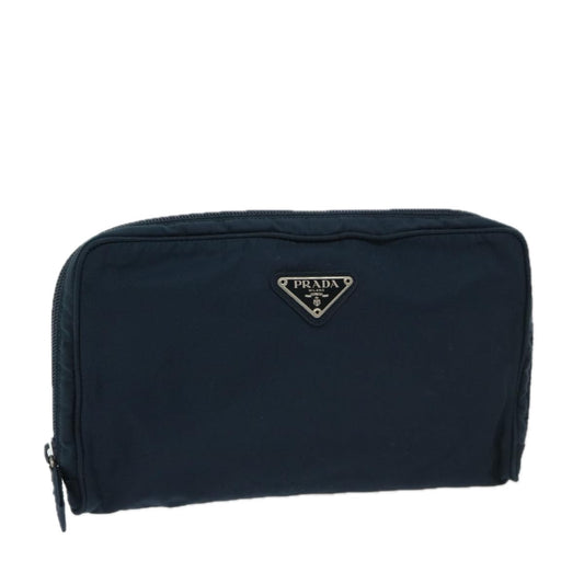 PRADA Pouch Nylon Navy  ac2819