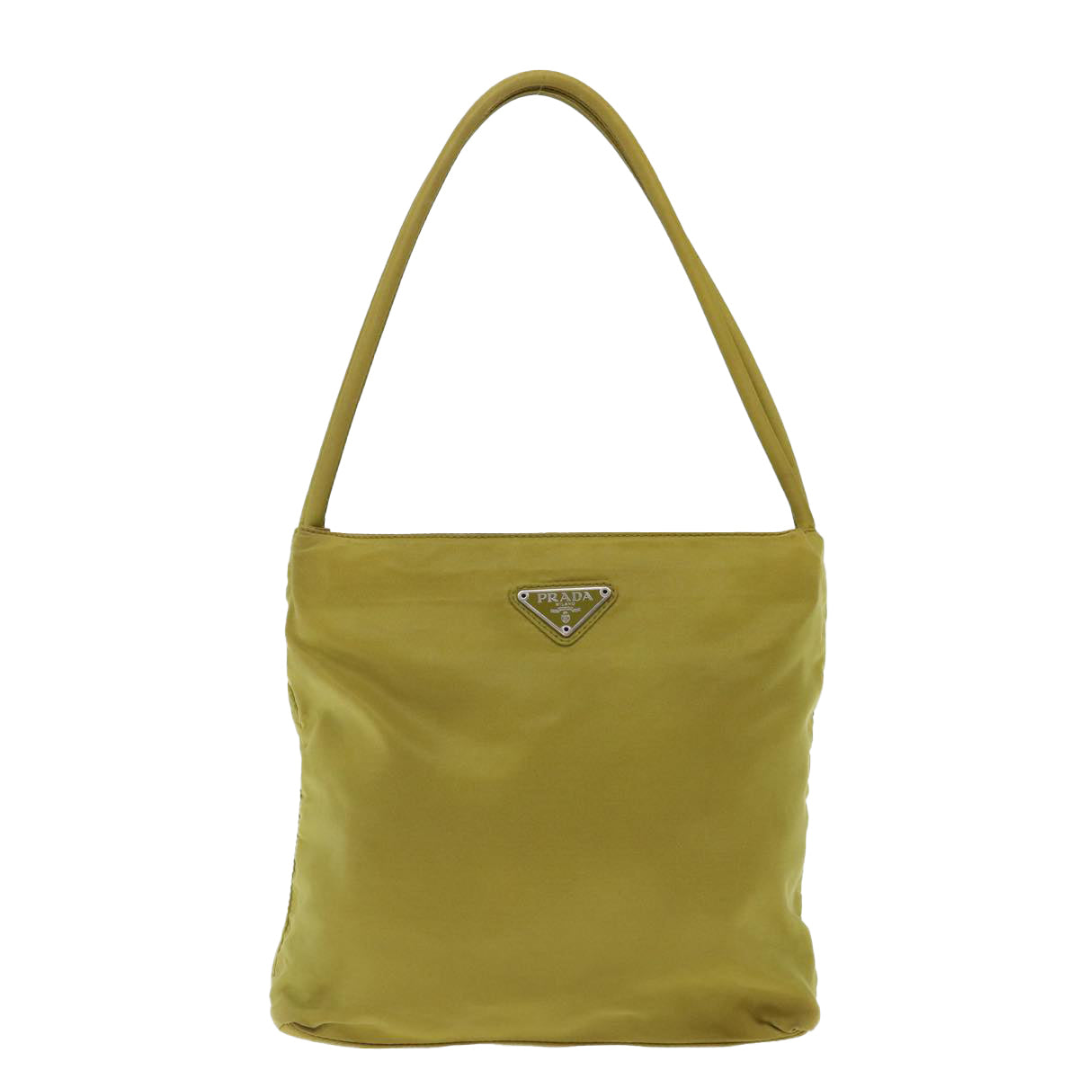 PRADA Shoulder Bag Nylon Yellow ac2862