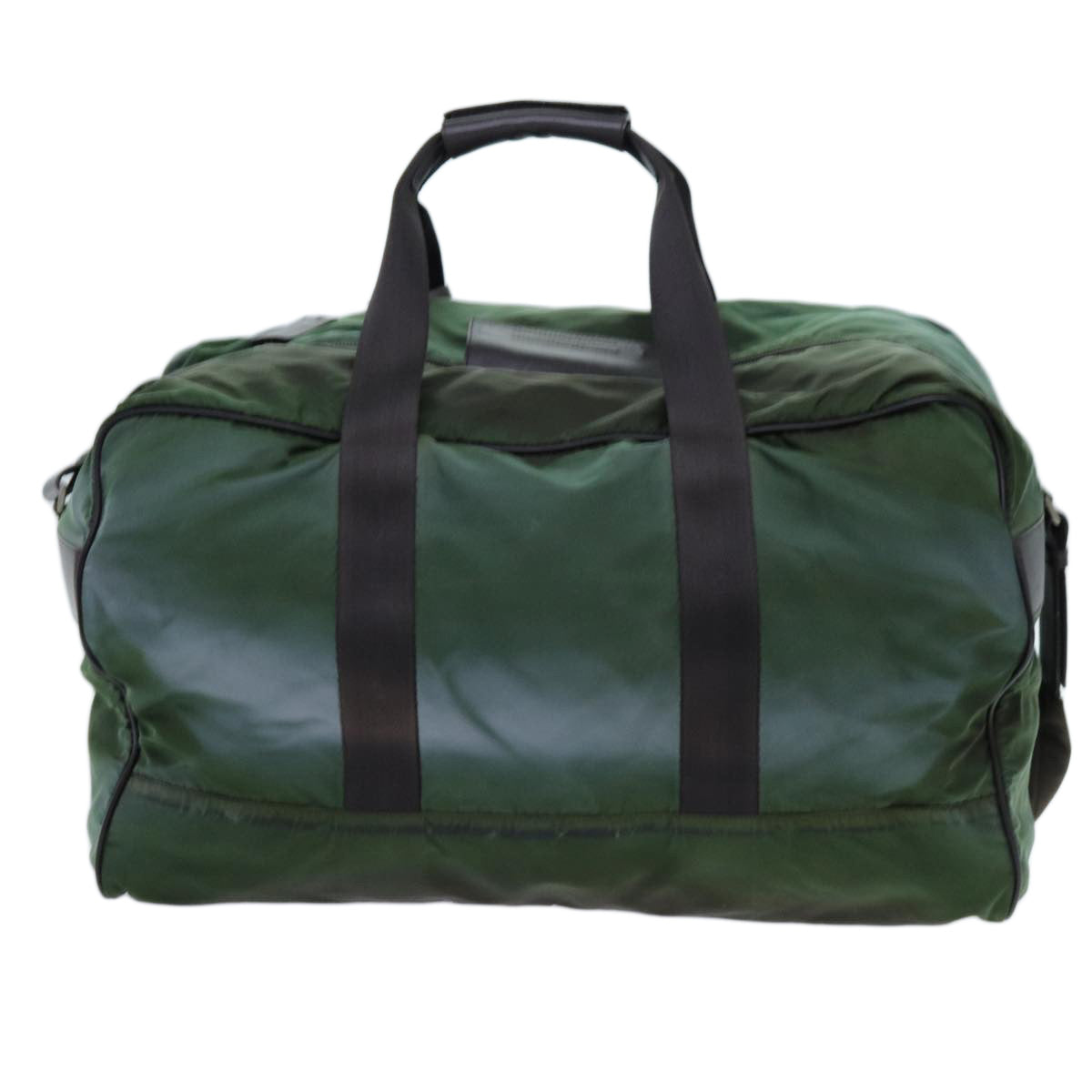 PRADA Boston Bag Nylon 2way Green ac2869