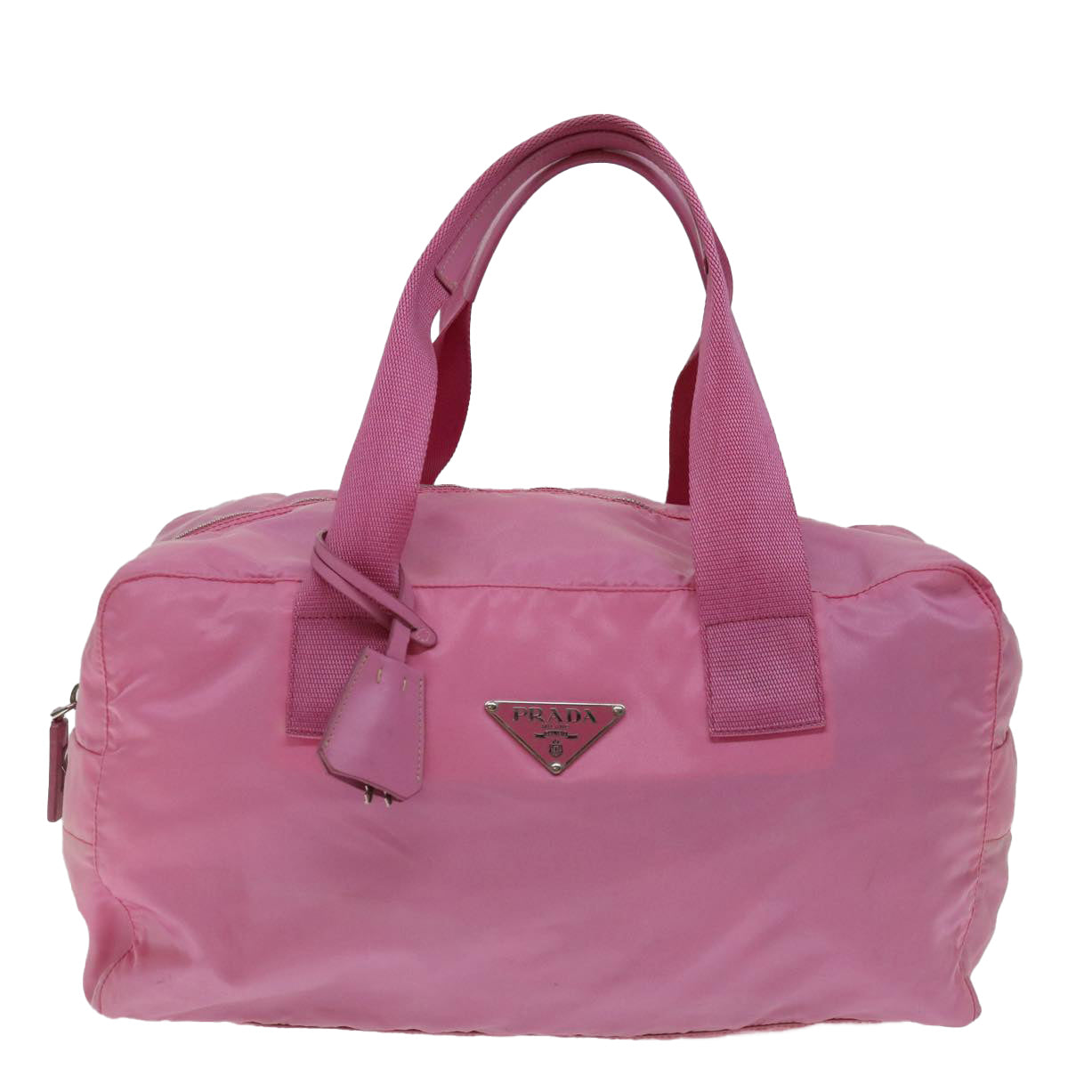 PRADA Boston Bag Nylon Pink ac2870