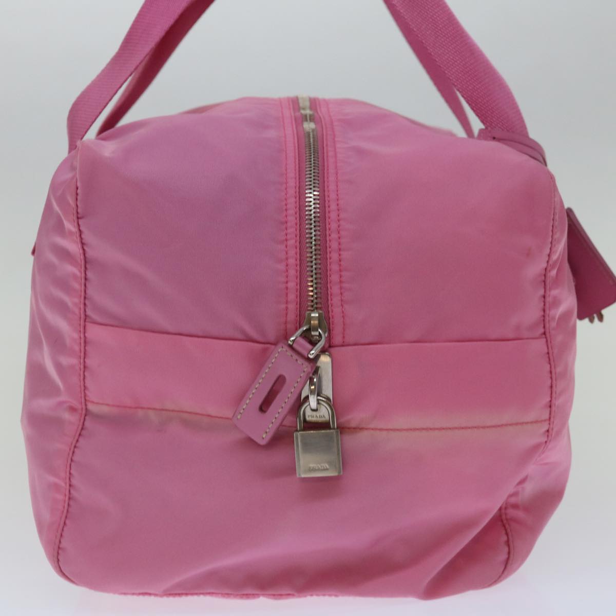 PRADA Boston Bag Nylon Pink ac2870