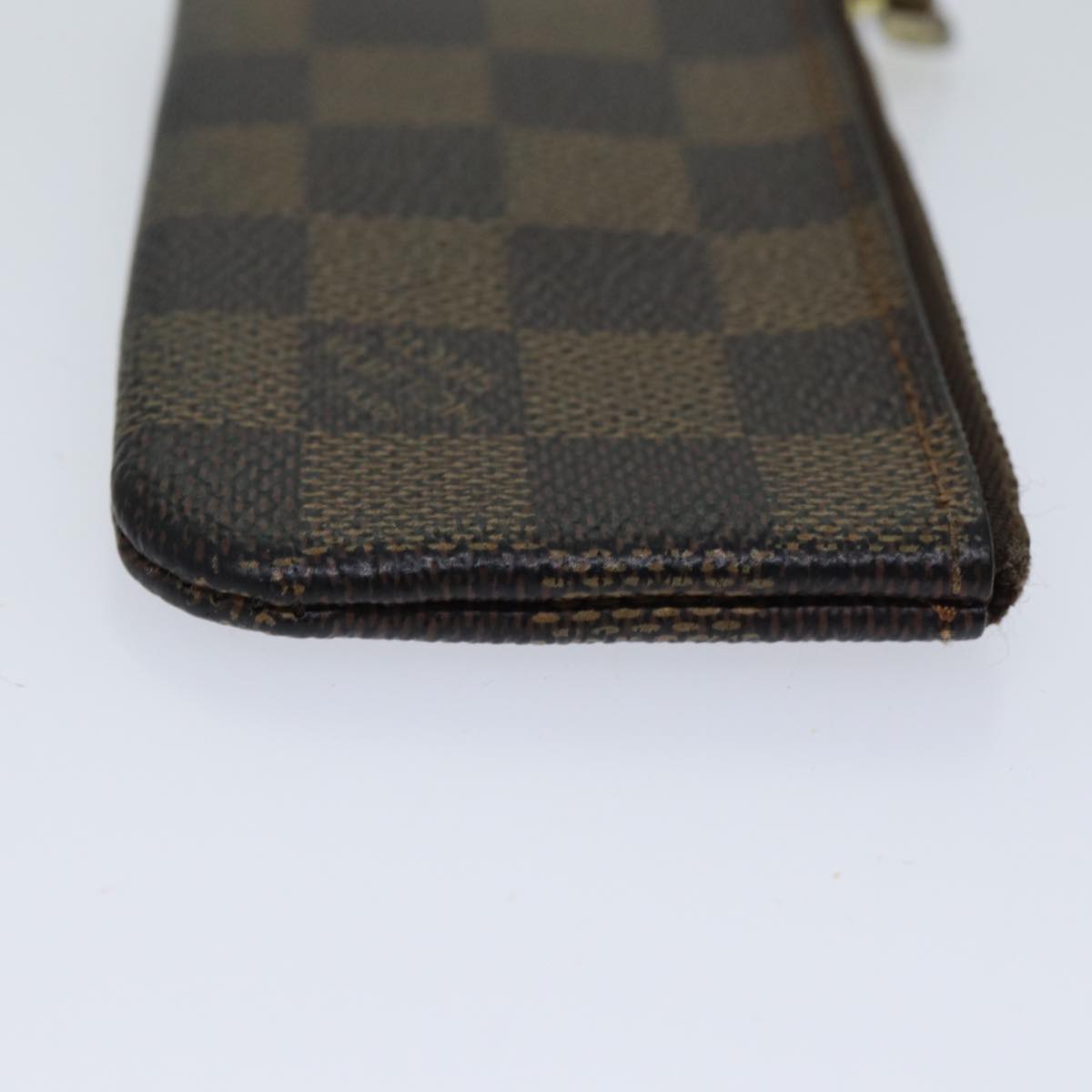 LOUIS VUITTON Damier Ebene Pochette Cles Coin Purse N62658 LV ac2879