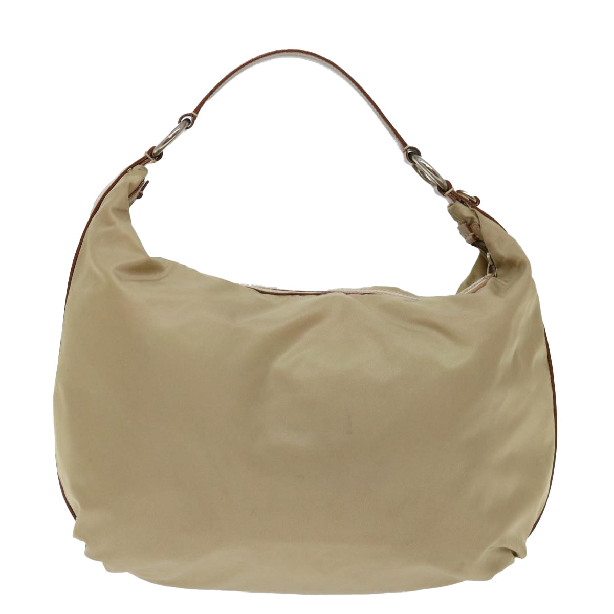 PRADA Shoulder Bag Nylon Beige ac2885