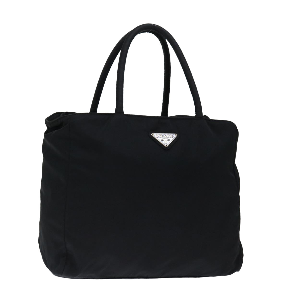 PRADA Hand Bag Nylon Black ac2886