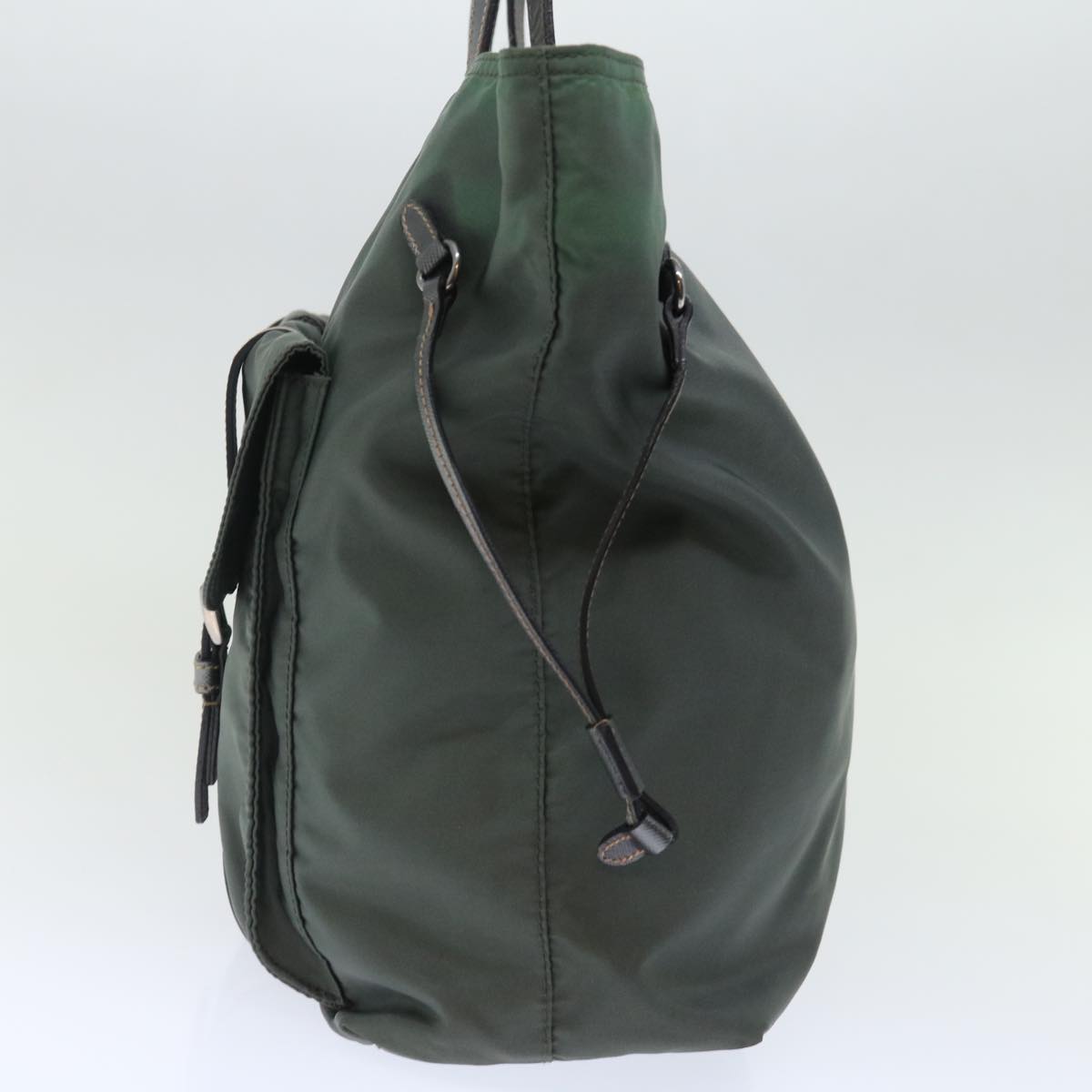 PRADA Tote Bag Nylon Khaki ac2934