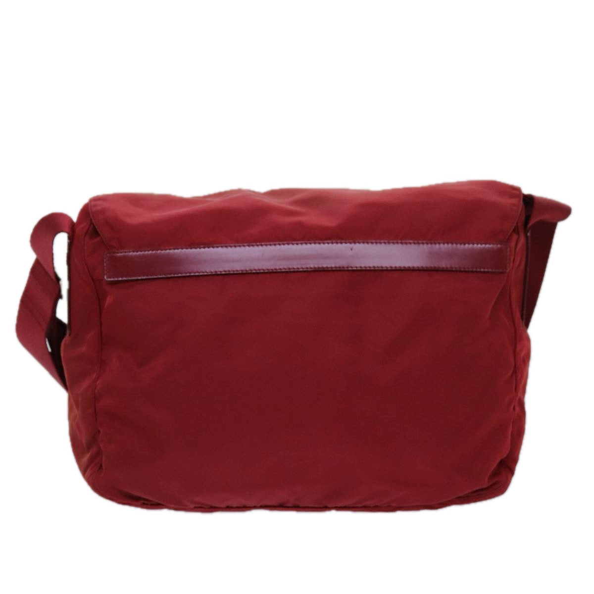 PRADA Shoulder Bag Nylon Red ac2935
