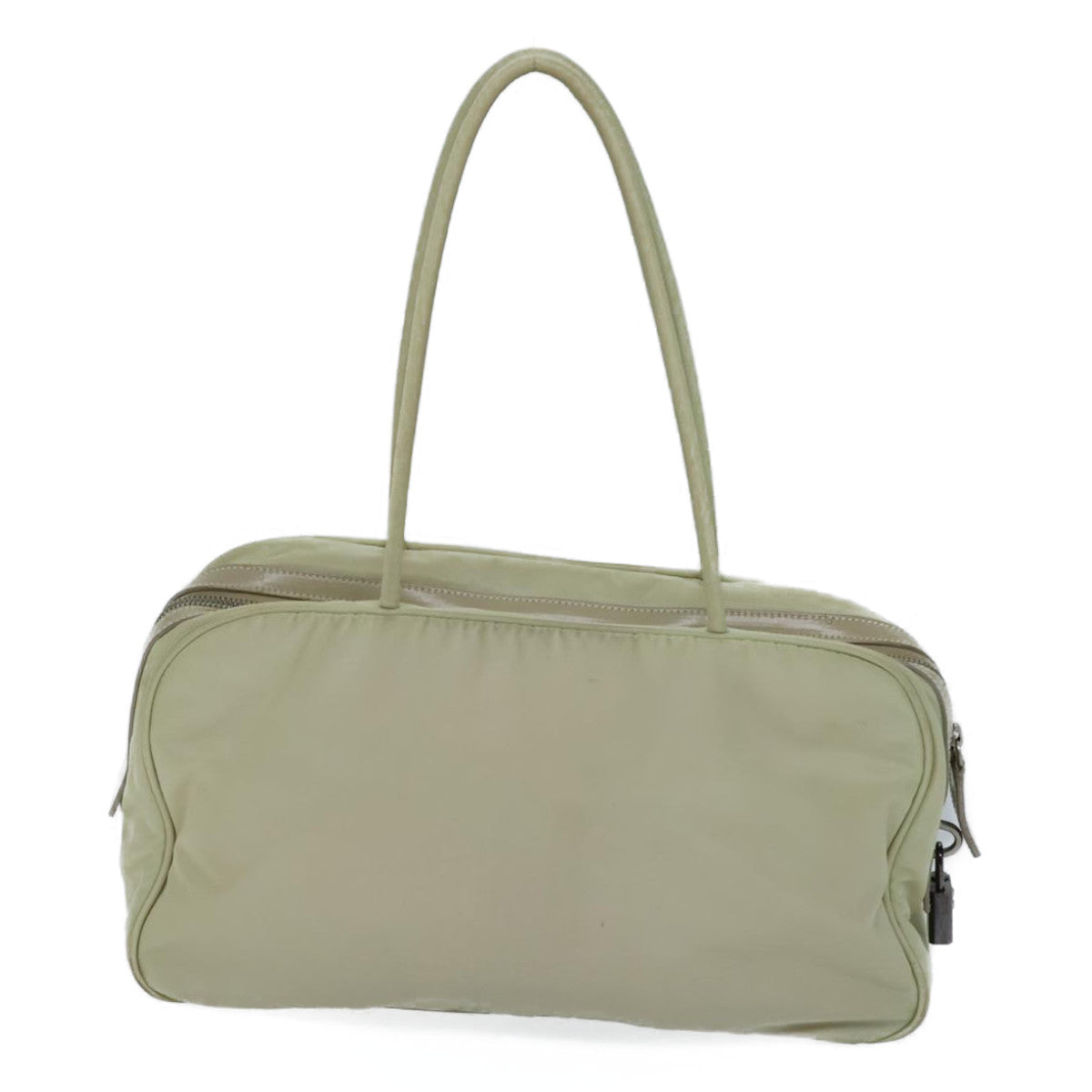 PRADA Shoulder Bag Nylon Beige ac2972