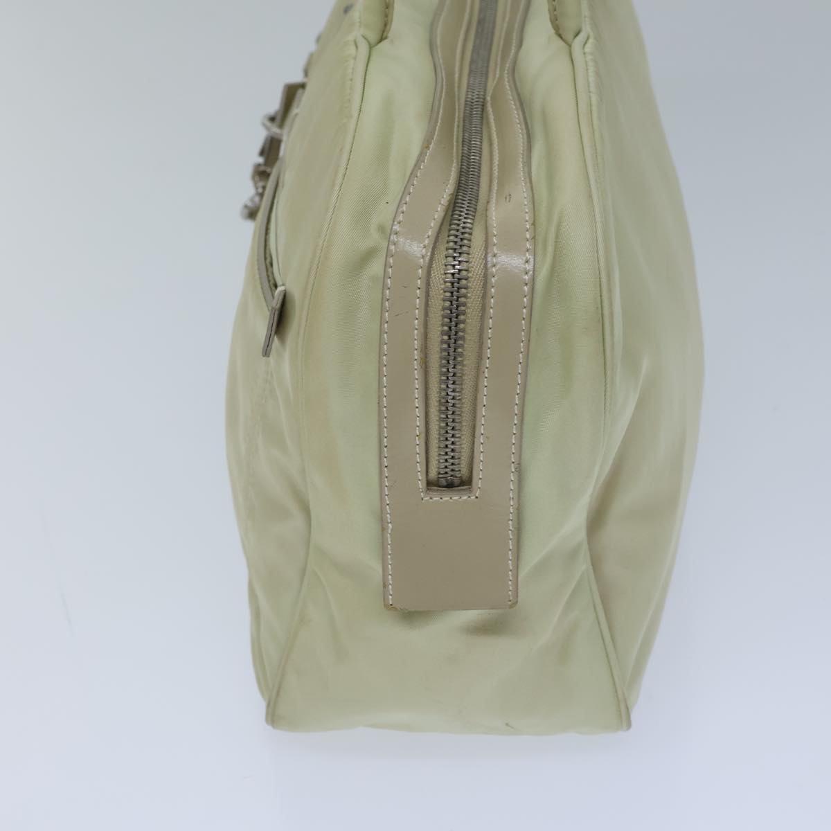PRADA Shoulder Bag Nylon Beige ac2972
