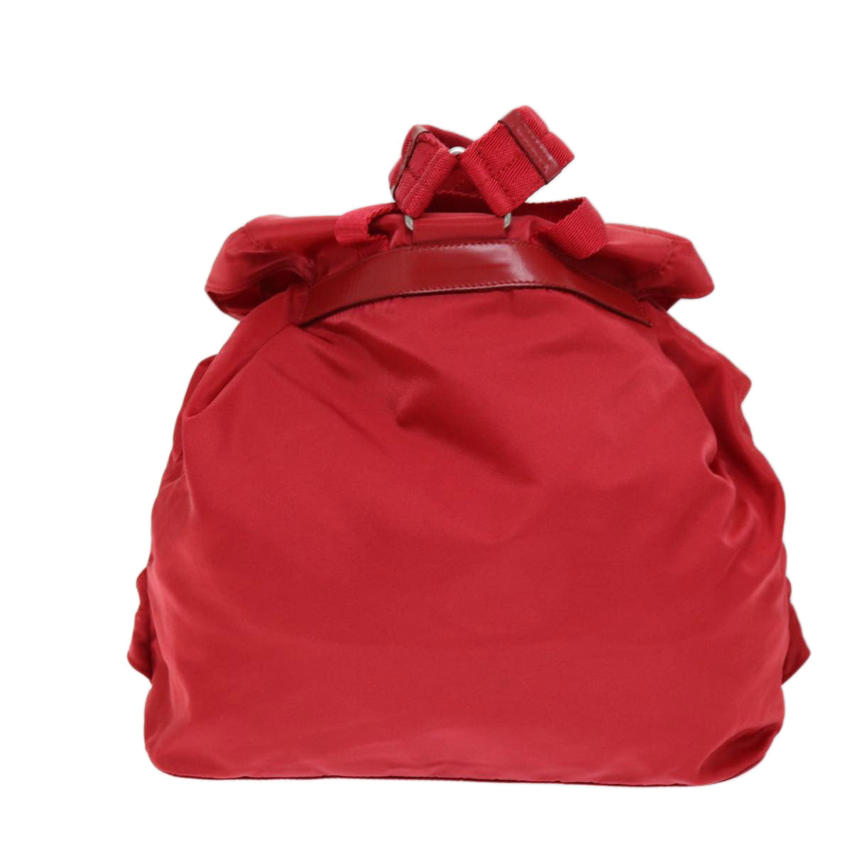 PRADA Backpack Nylon Red ac2983
