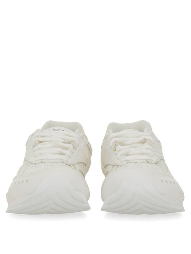 Bottega Veneta Orbit Mesh Low Top Sneakers White