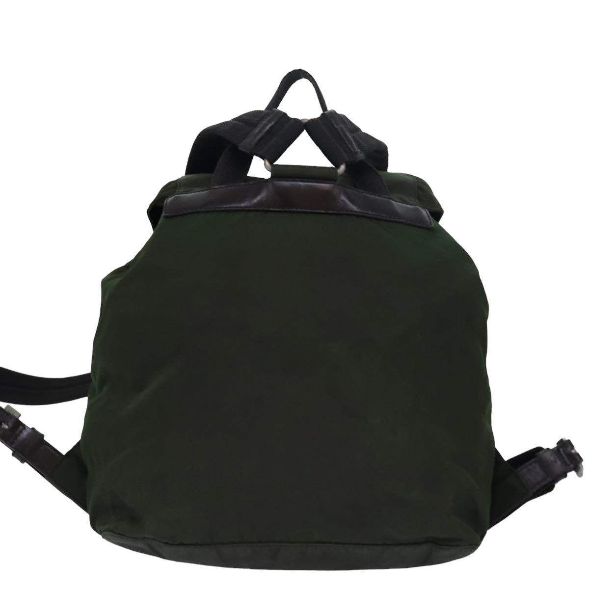 PRADA Backpack Nylon Khaki ac3054