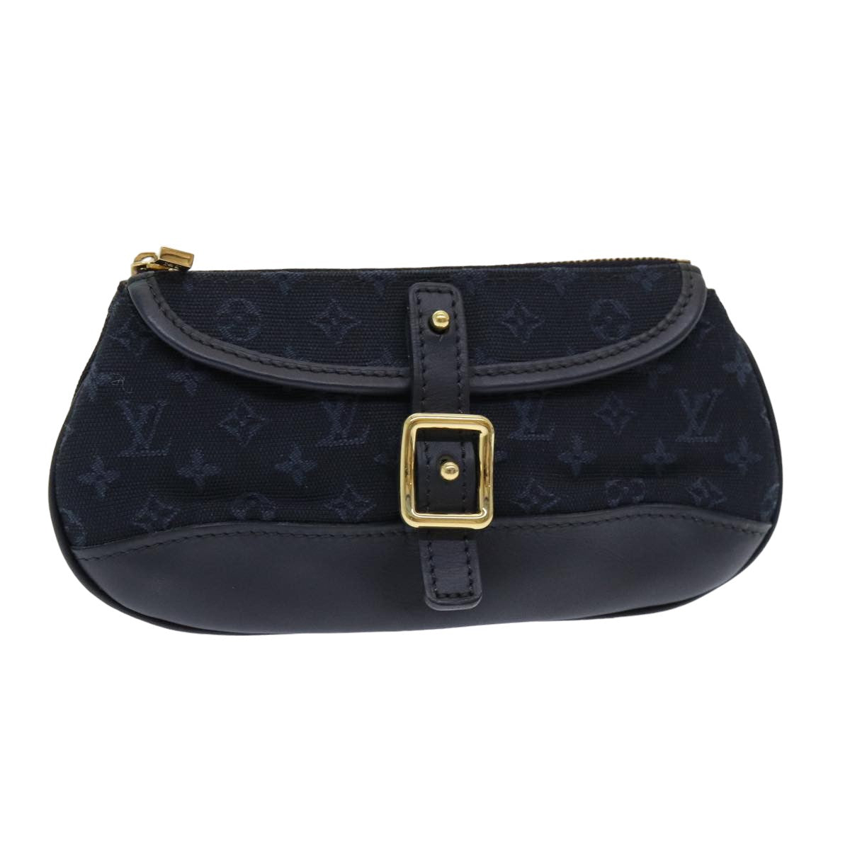 LOUIS VUITTON Monogram Mini Ansophie Pouch TST Blue M92697 LV ac3116