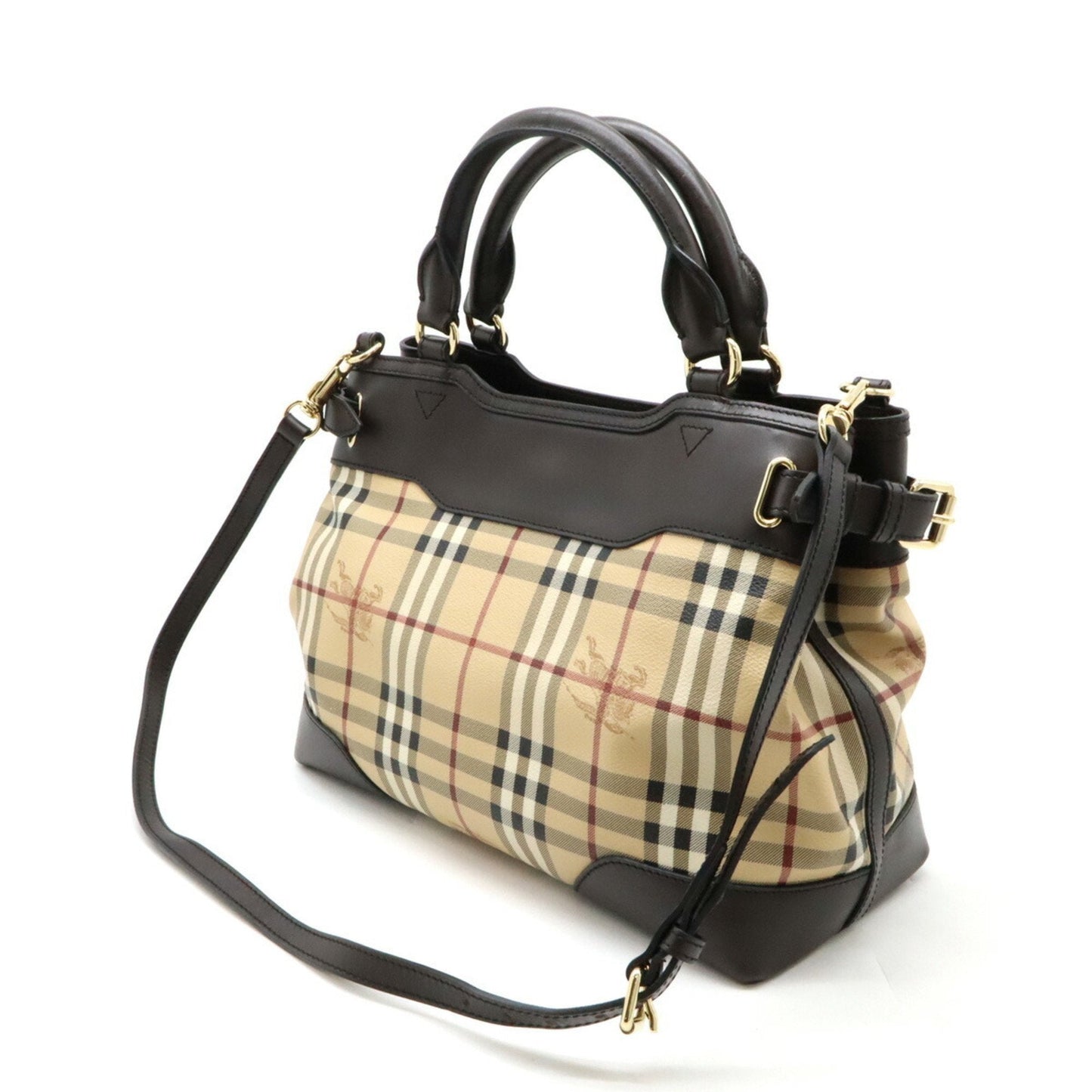 Burberry Pvc Leather Shoulder Bag Tote Bag ()