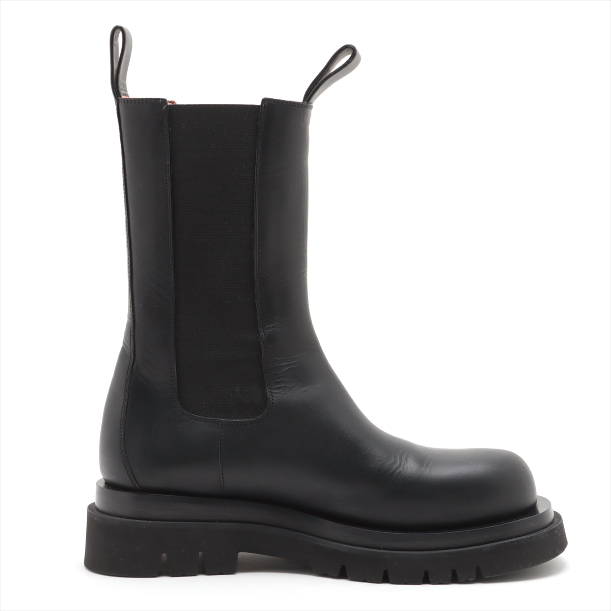 Bottega Veneta Leather Side Gourmet Boots 39 Black Rug