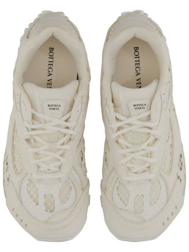 Bottega Veneta Orbit Mesh Low Top Sneakers White