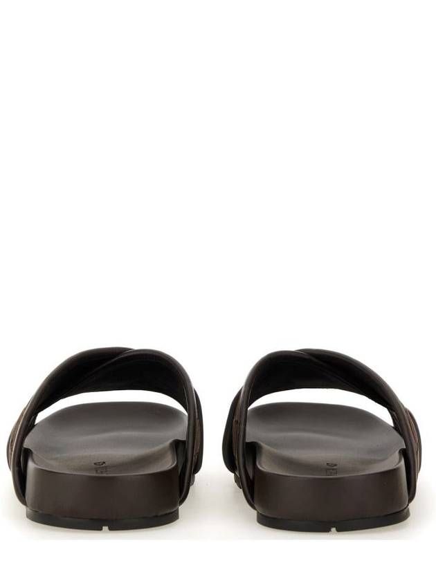Bottega Veneta Tarik Suede Sandals Fondant