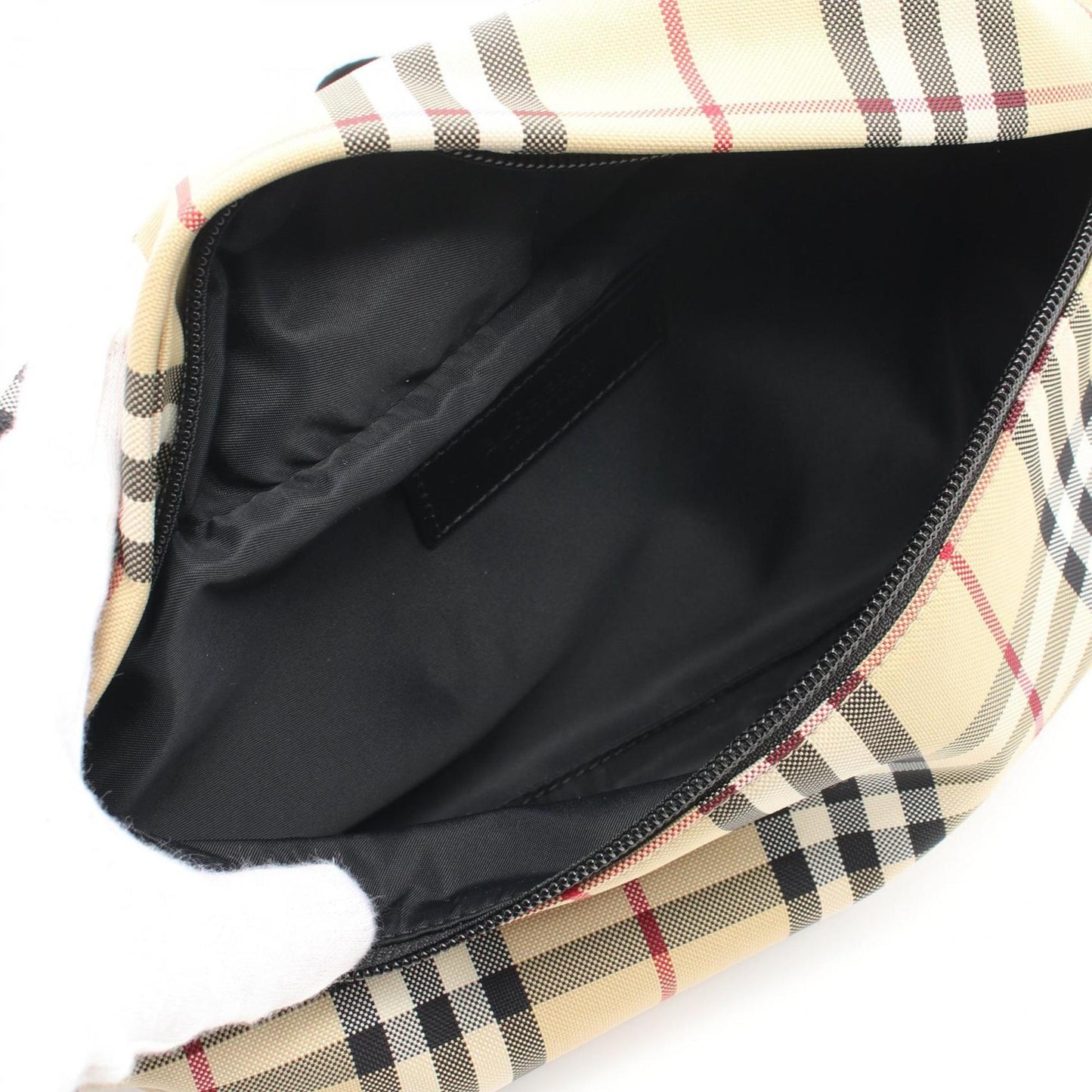 Burberry Canvas Leather Fanny Pack