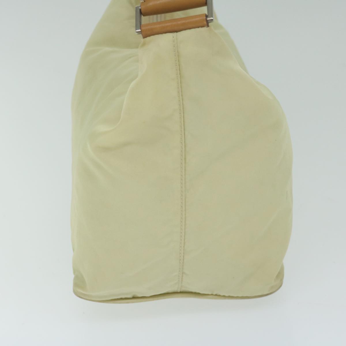 PRADA Shoulder Bag Nylon Cream ai734