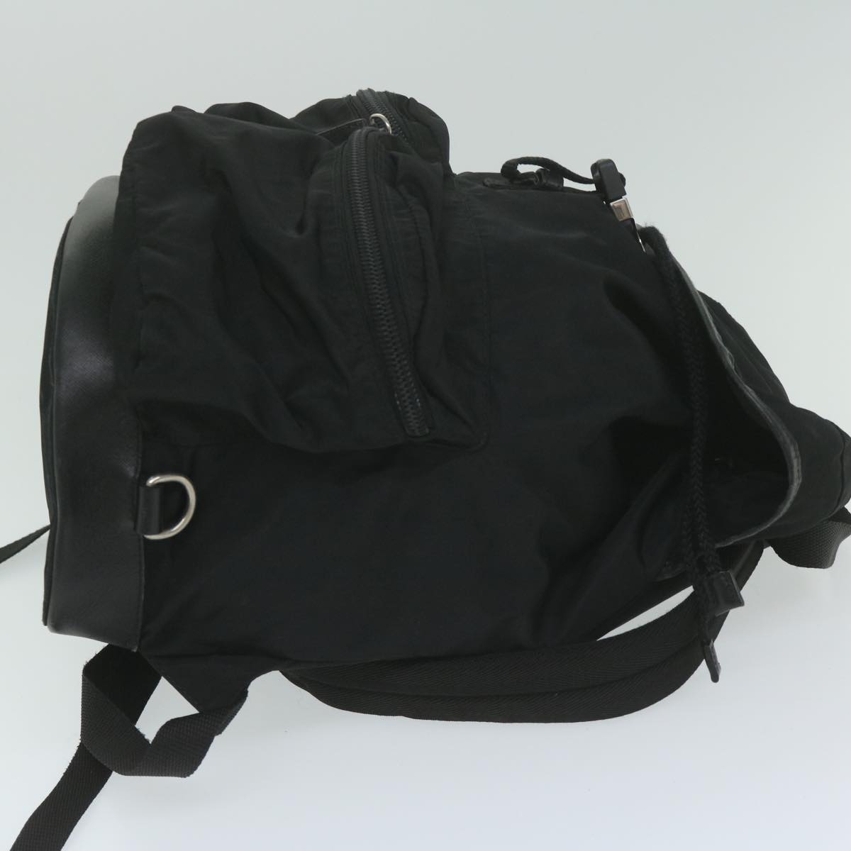 PRADA Backpack Nylon Black ai735