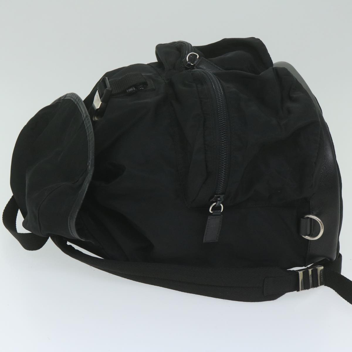 PRADA Backpack Nylon Black ai735