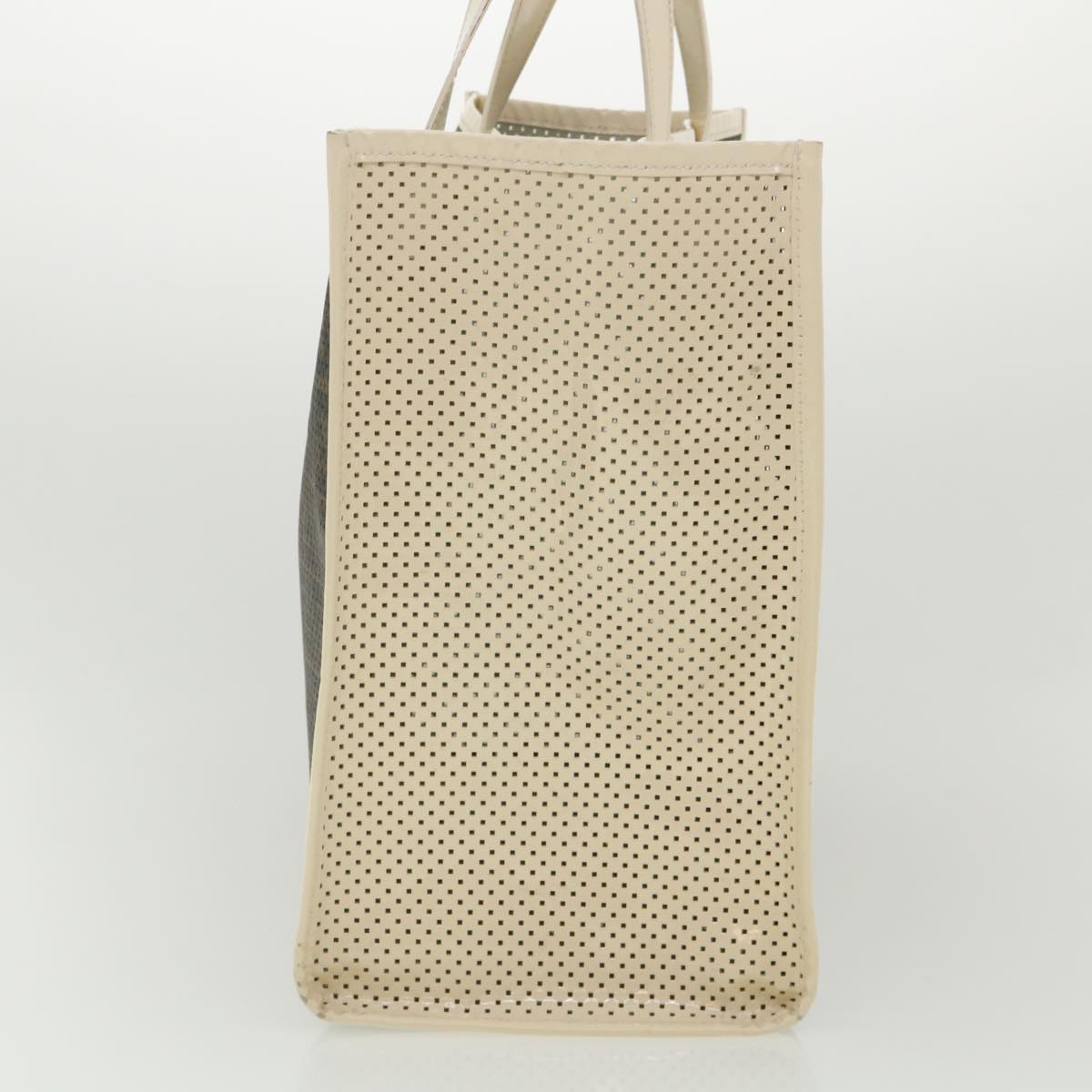 FENDI Zucca Canvas punching Tote Bag Brown am3208