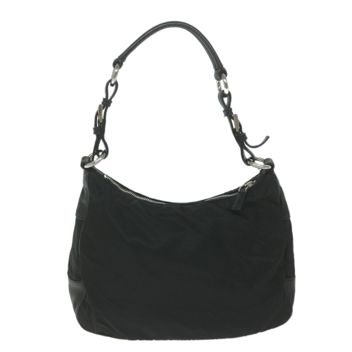 PRADA Shoulder Bag Nylon Black am5243