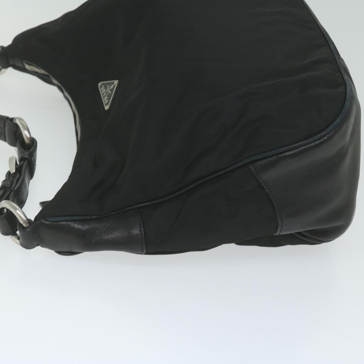 PRADA Shoulder Bag Nylon Black am5243