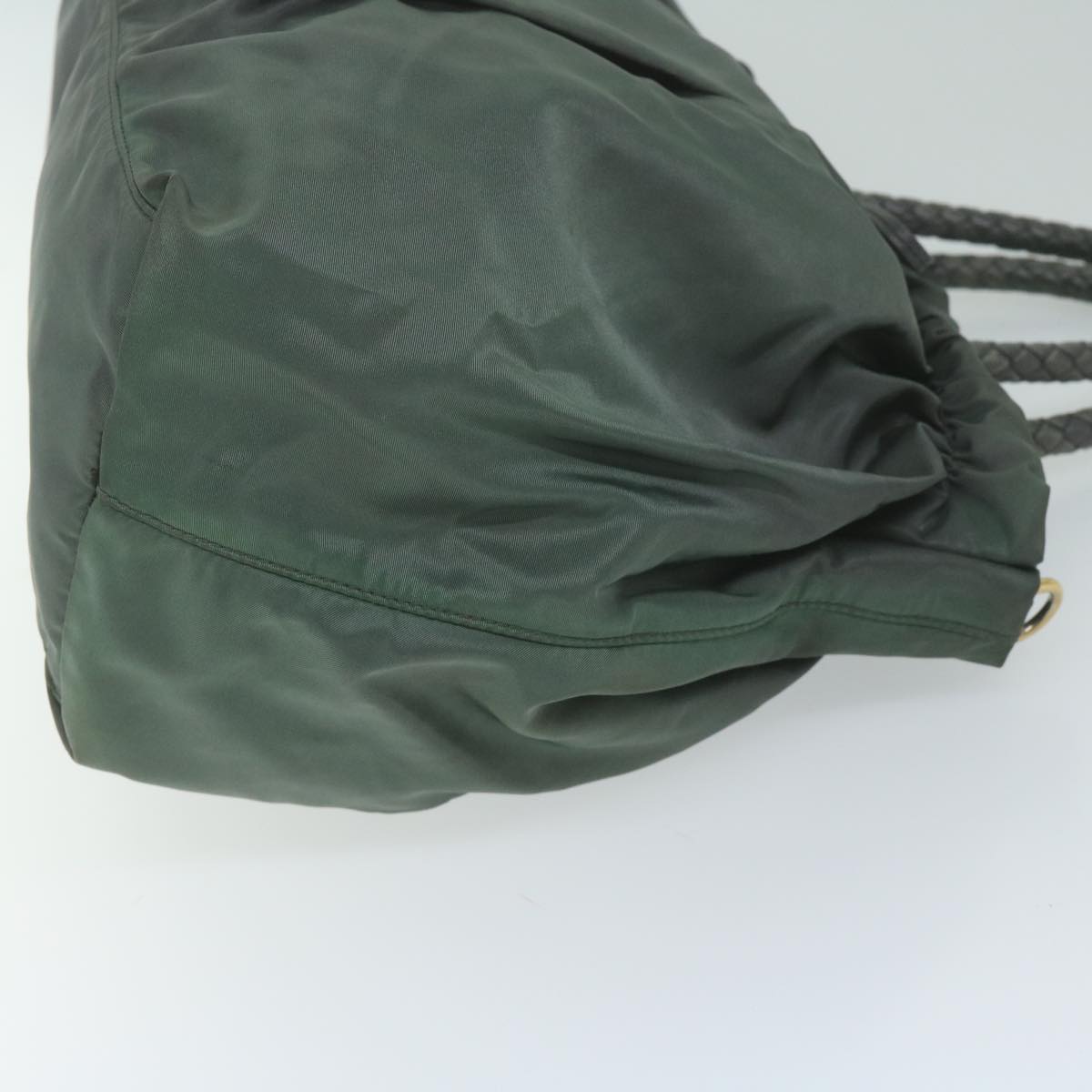 PRADA Hand Bag Nylon 2way Khaki am5403