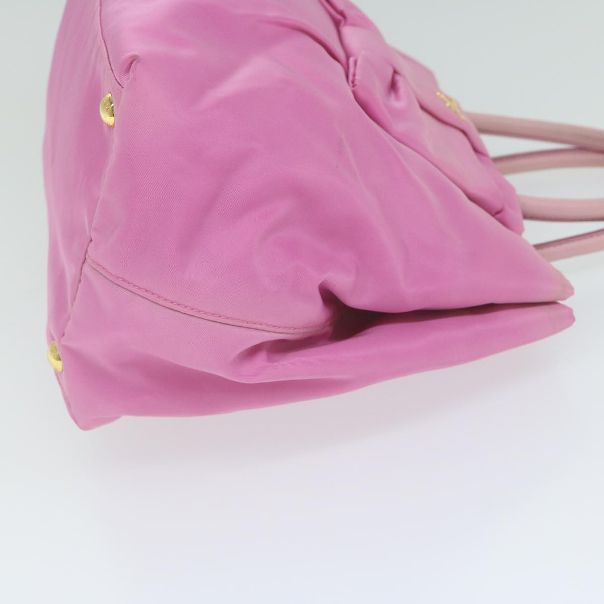 PRADA Hand Bag Nylon Pink am5486