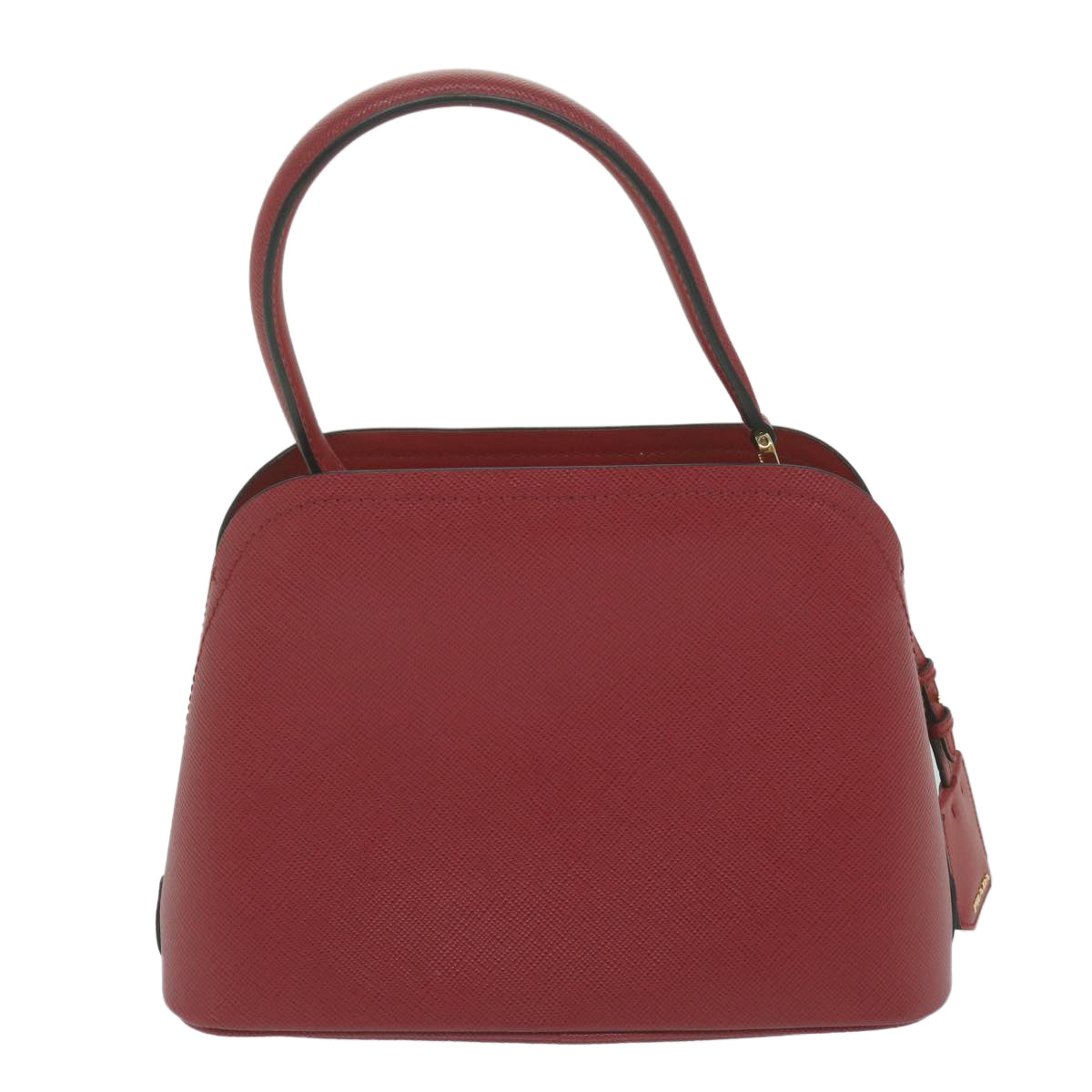 PRADA Matinee Small Hand Bag Safiano leather 2way Red 1BA282 am5519A