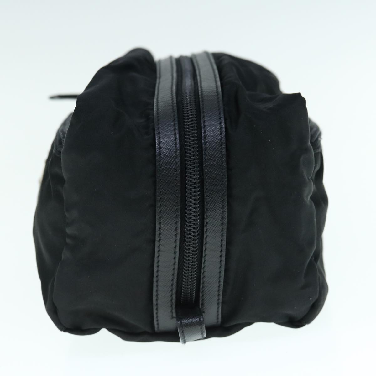 PRADA Clutch Bag Nylon Black am5577