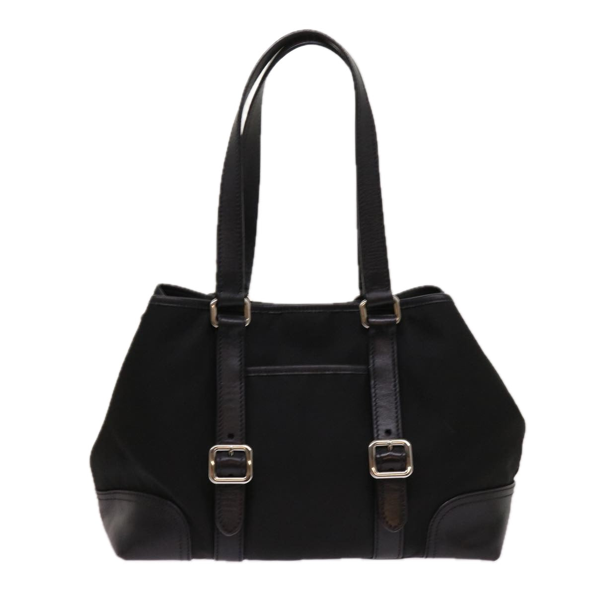 PRADA Tote Bag Nylon Black am5619