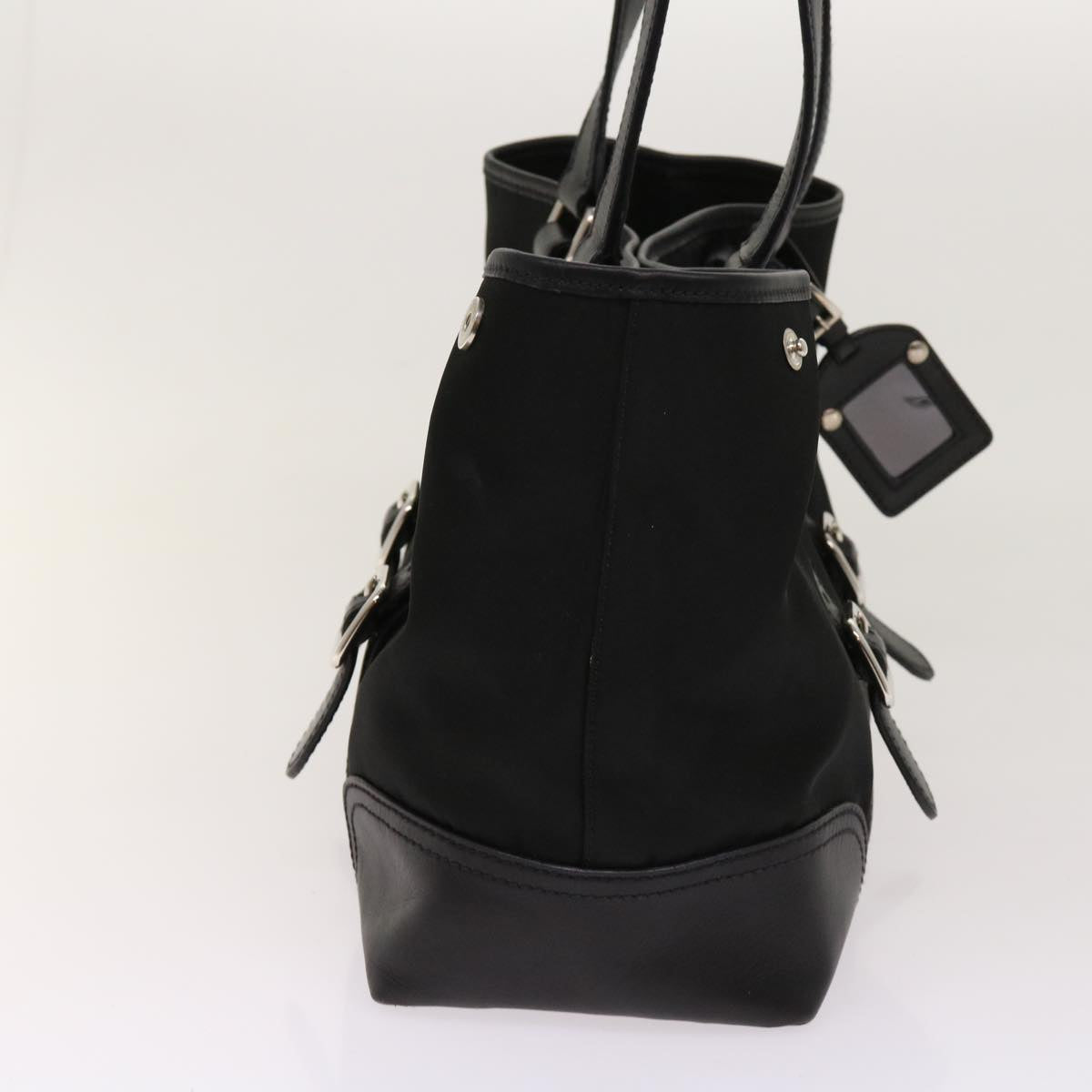 PRADA Tote Bag Nylon Black am5619