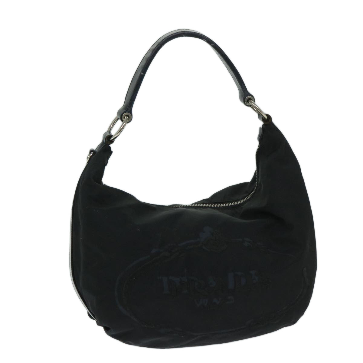 PRADA Shoulder Bag Nylon Black  am5930