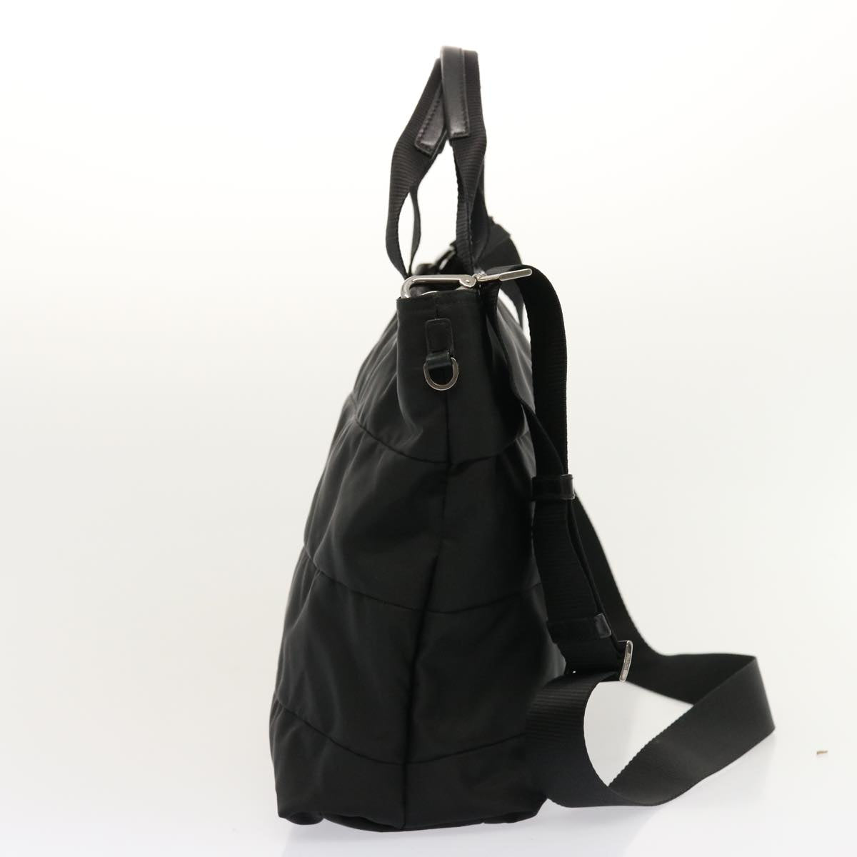 PRADA Hand Bag Nylon 2way Black am6029