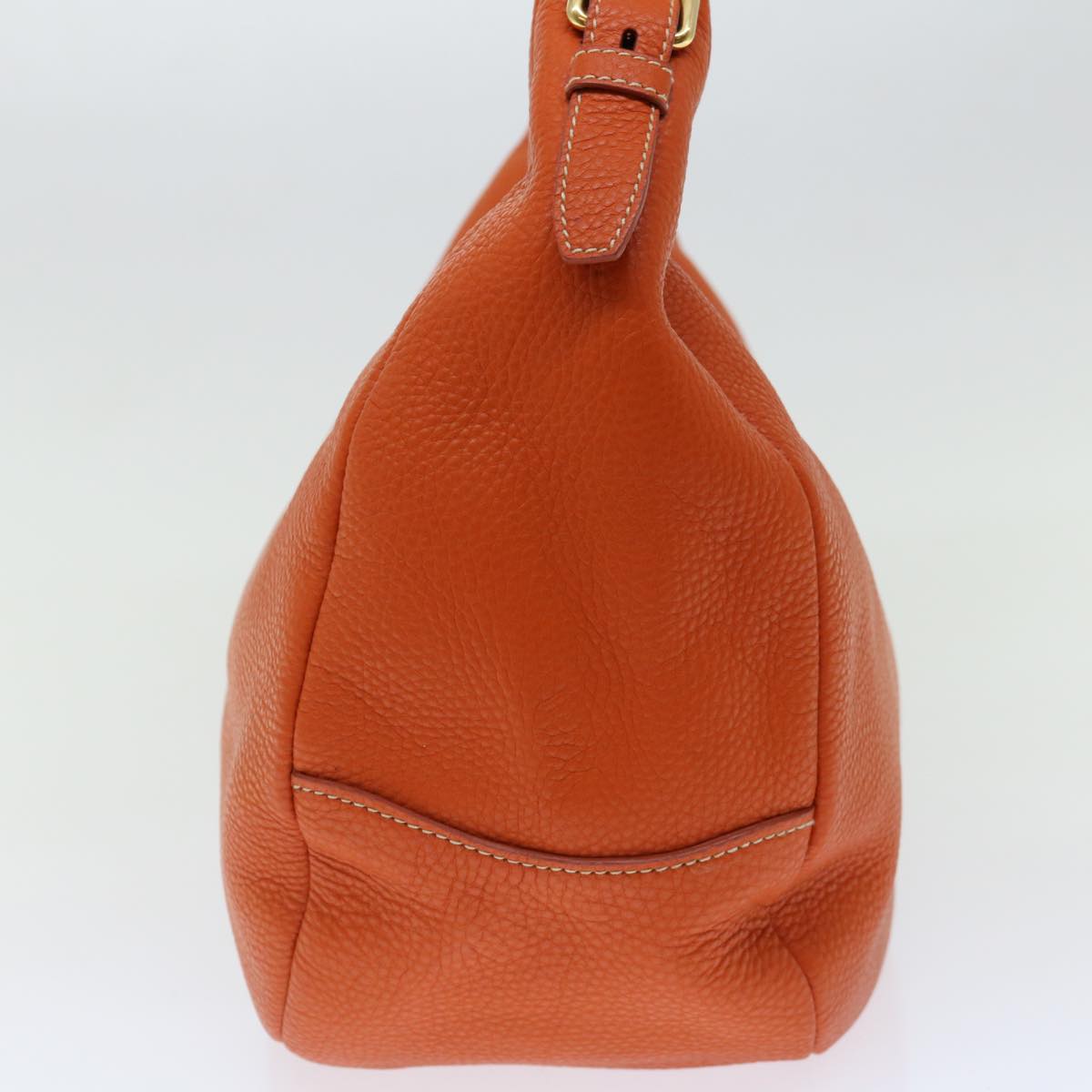 PRADA Shoulder Bag Leather Orange am6047