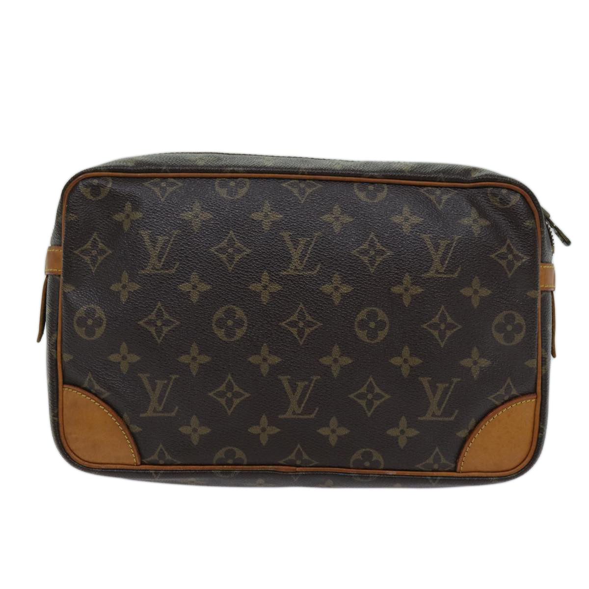 LOUIS VUITTON Monogram Compiegne 28 Clutch Bag M51845 LV am6270