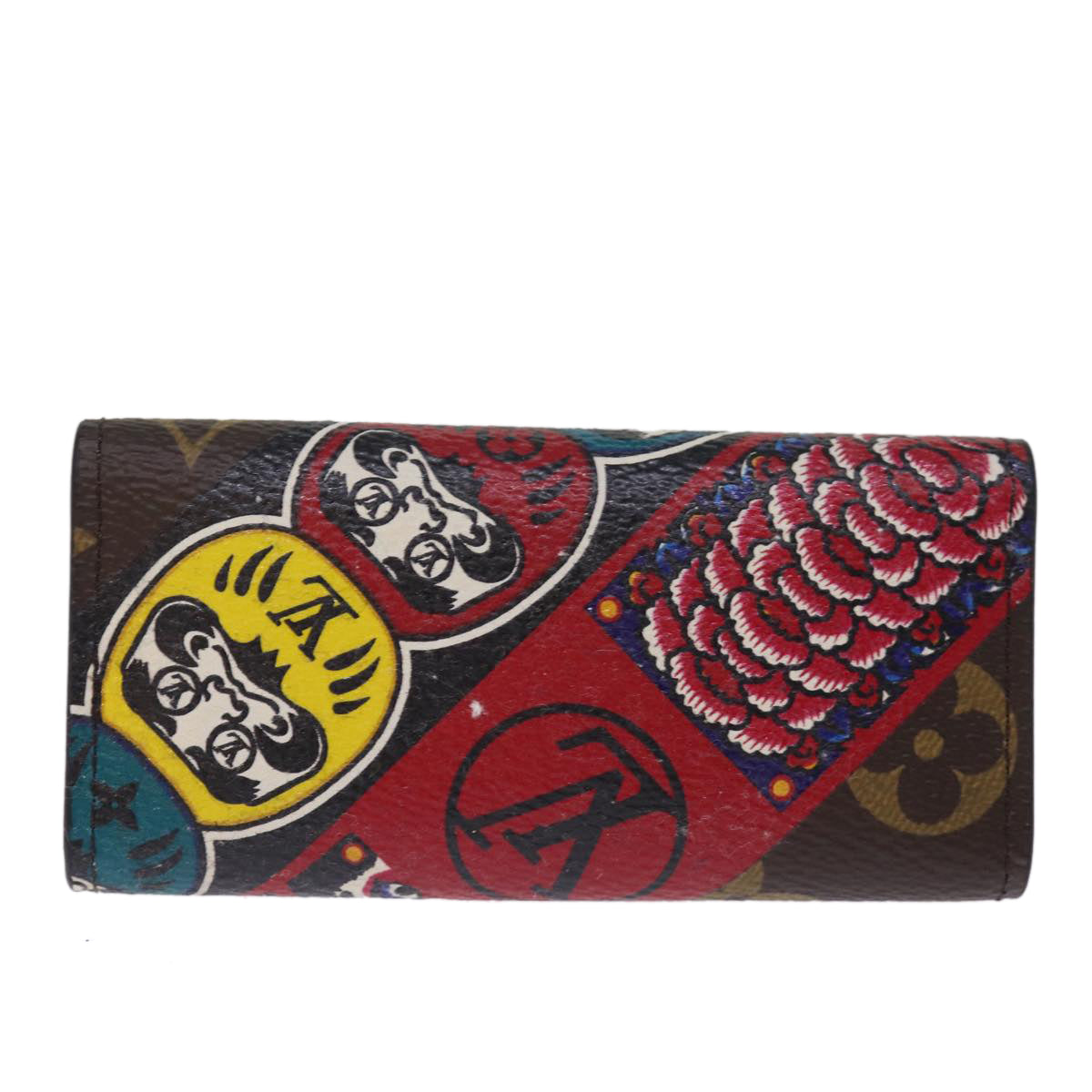 LOUIS VUITTON Monogram Kabuki Daruma Multicles 4 Key Case M67252 LV am6279