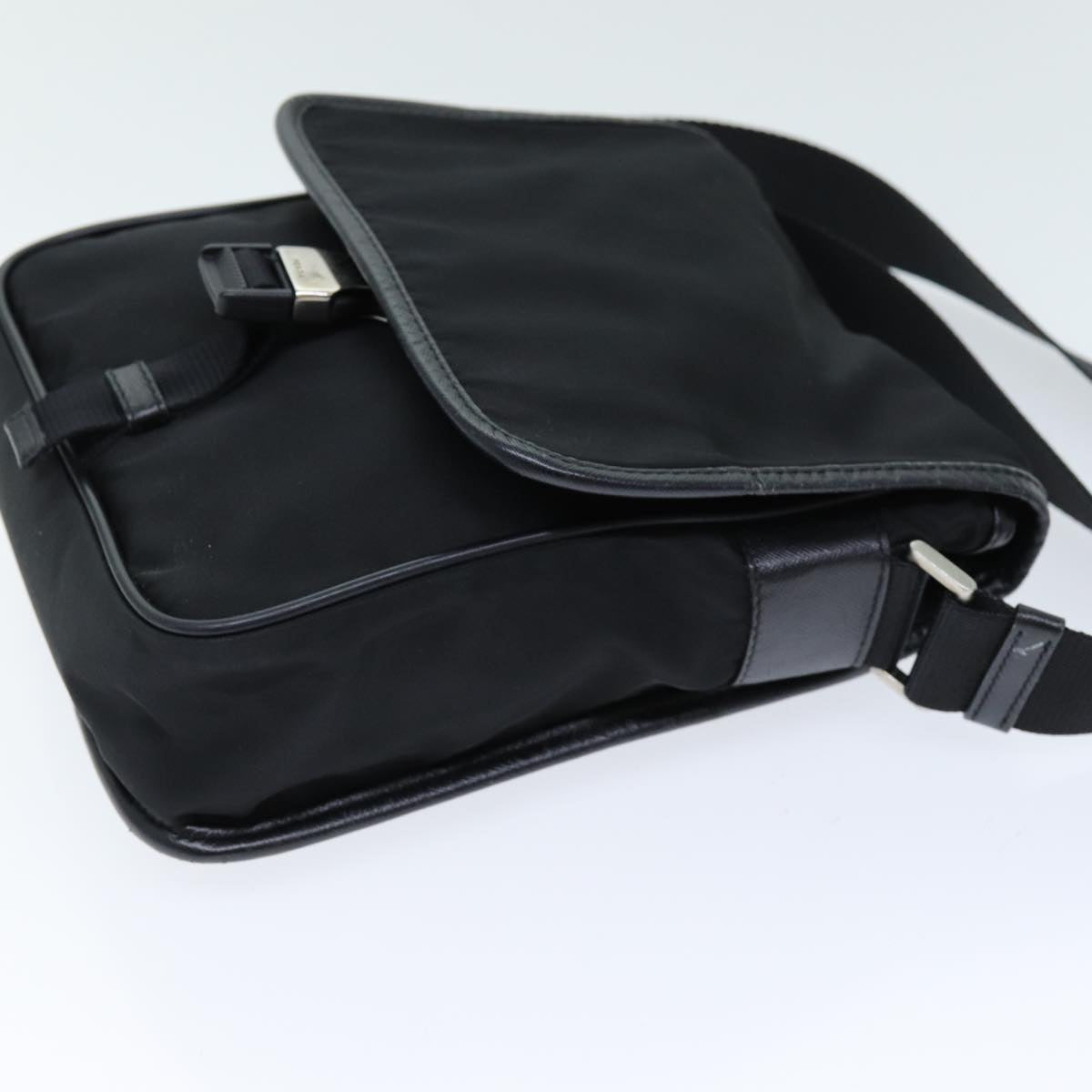 PRADA Shoulder Bag Nylon Black am6294