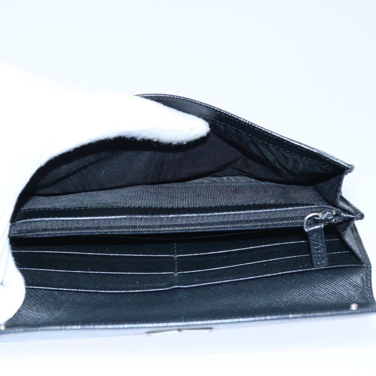 PRADA Wallet Leather 6Set Black Red ar10913