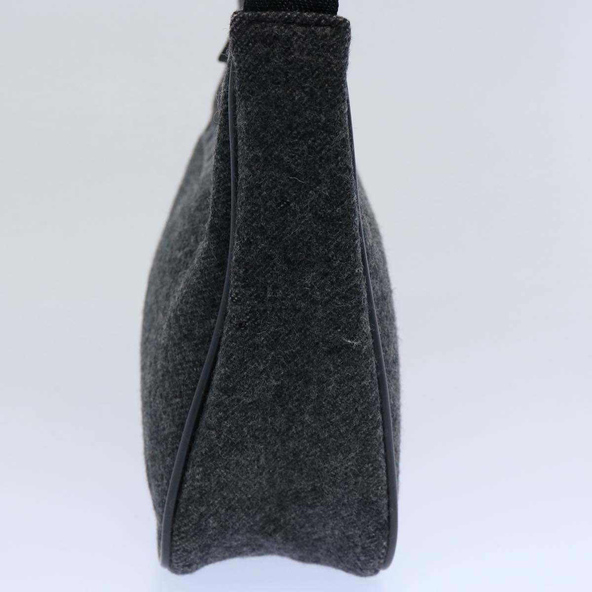 PRADA Sports Mini Hand Bag Wool Gray ar11085