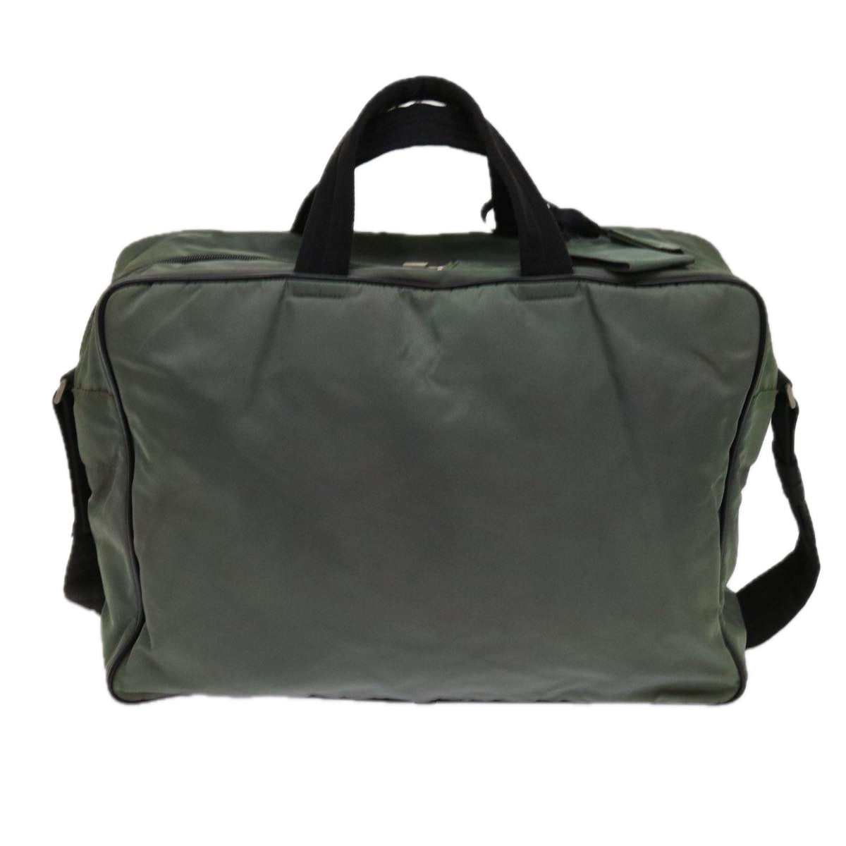 PRADA Boston Bag Nylon 2way Green ar11180B
