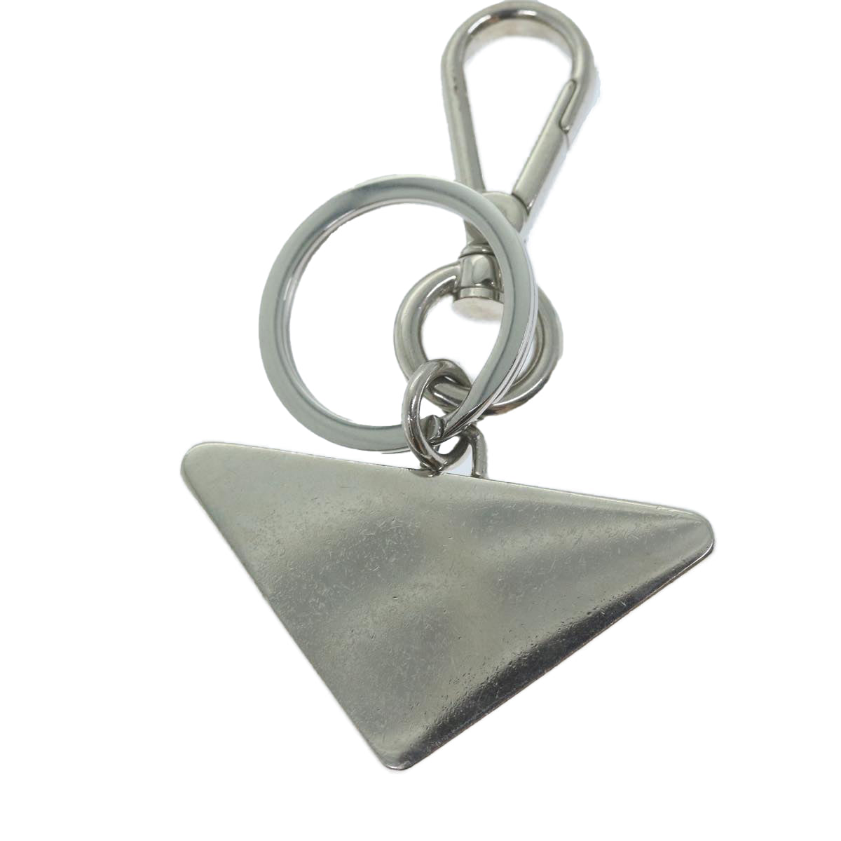 PRADA Key Ring metal Silver ar11203B